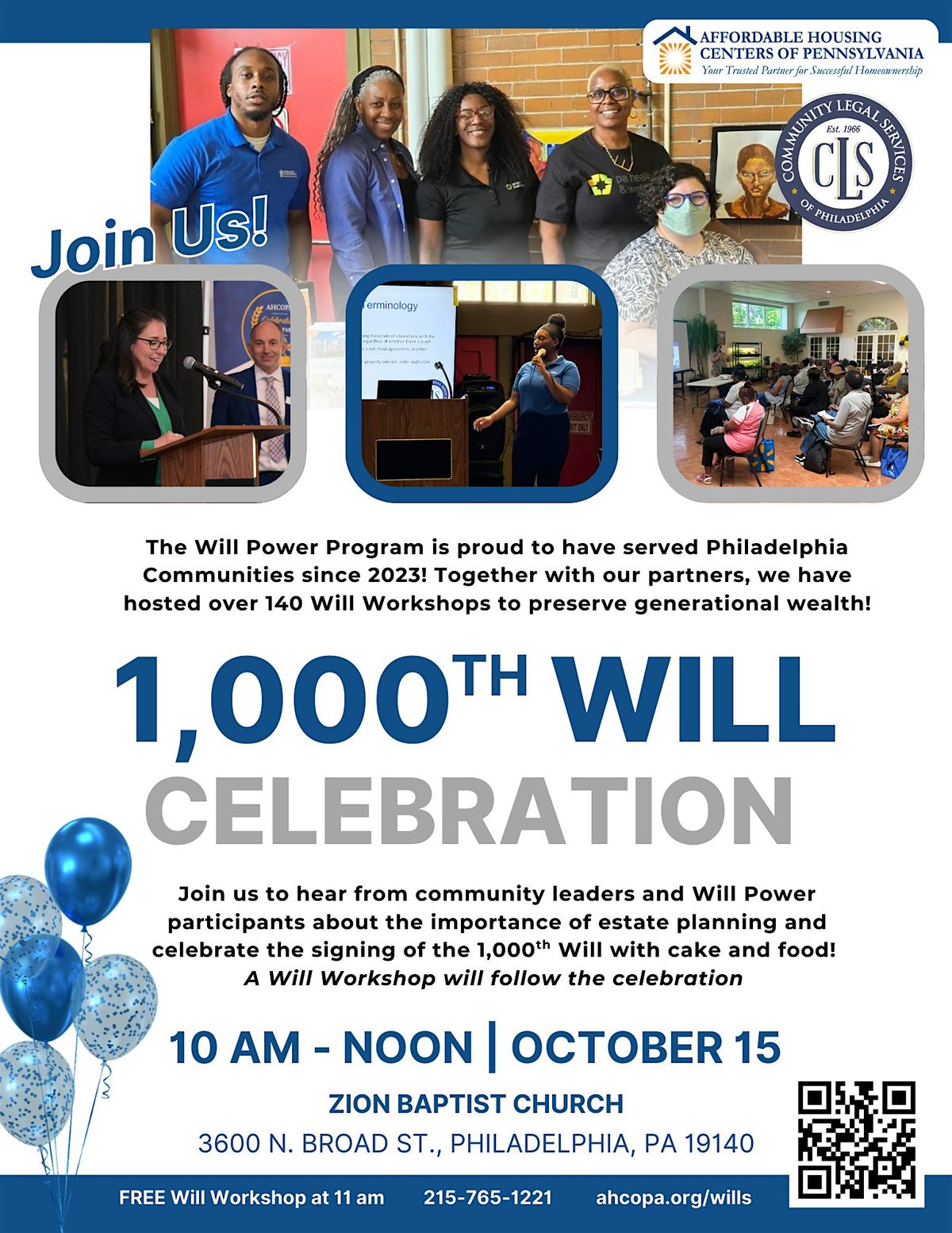 1,000th Will Celebration!