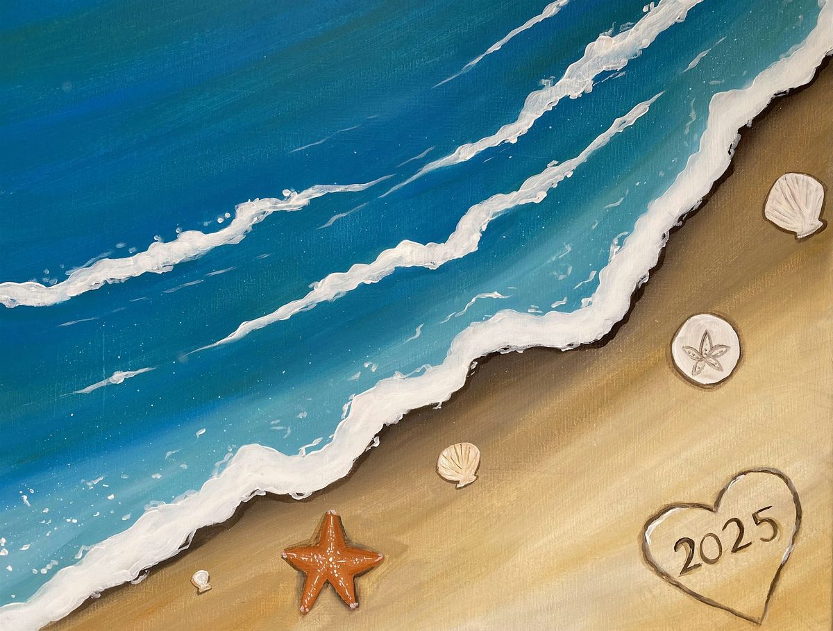 Sandy Shore Paint and Sip Night in Newport Beach!Late Galentine's Night out