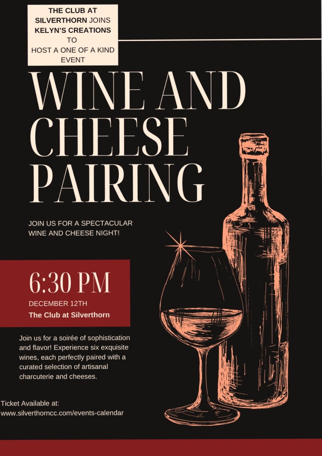 Wine, Cheese & Charcuterie Pairing 