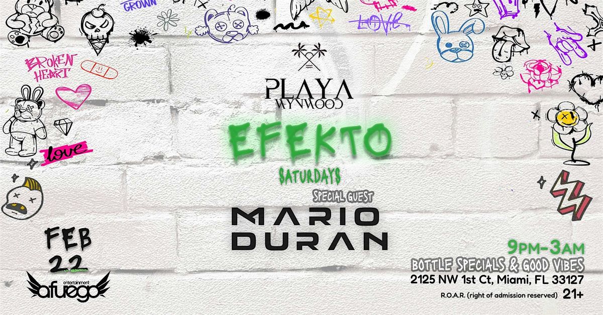 Playa Wynwood Efekto Latin Party at FunDimension V2