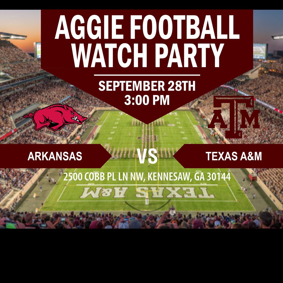 #24 Texas A&M vs Arkansas