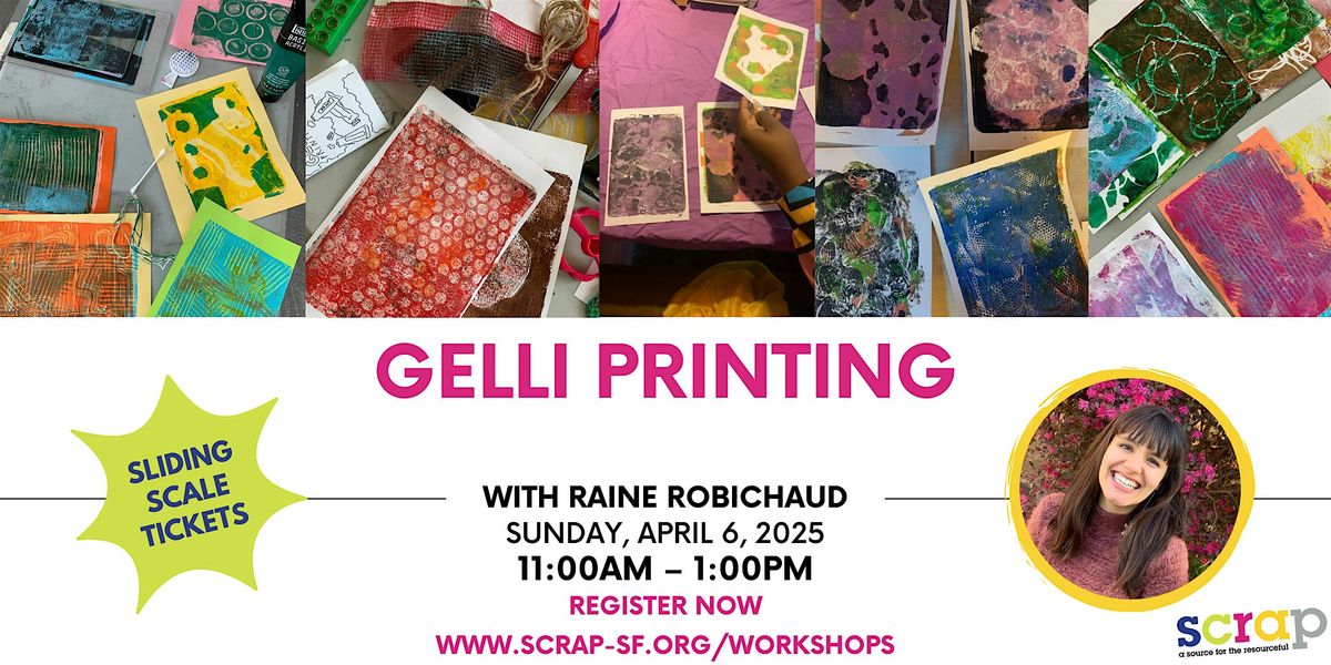 Gelli Printing with Raine Robichaud