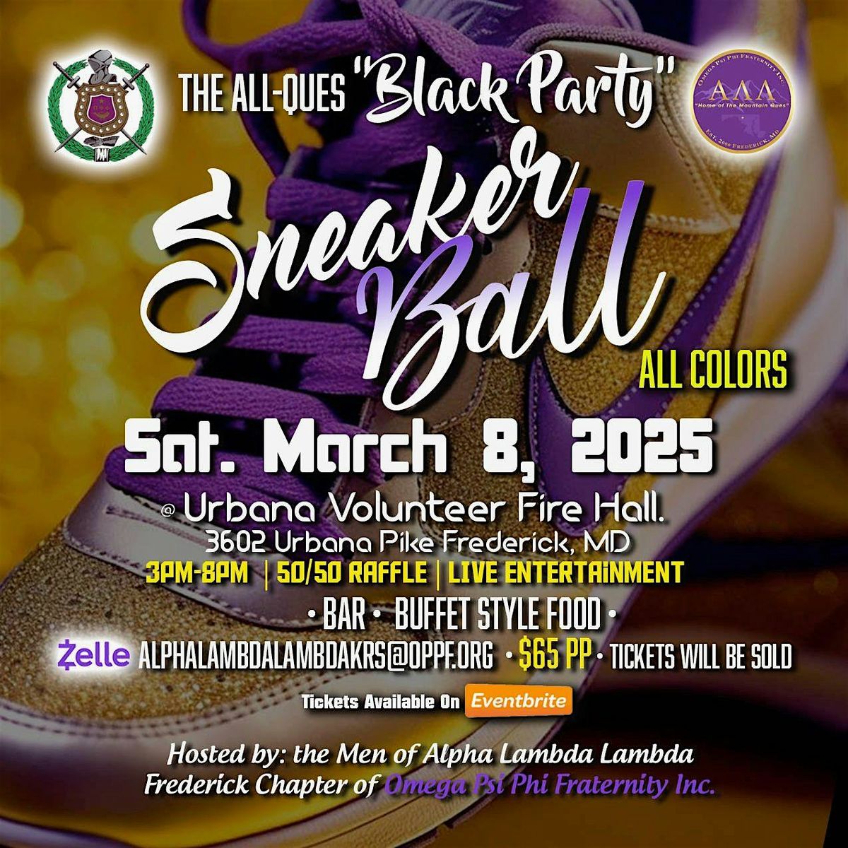 The ALL-QUES "Black Party" Sneaker Ball