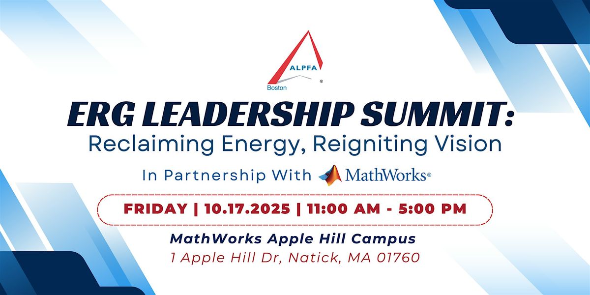 ERG Leadership Summit: Reclaiming Energy, Reigniting Vision