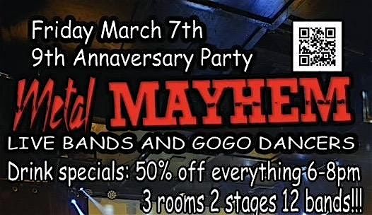 Metal Mayhem 9th Anniversary Party