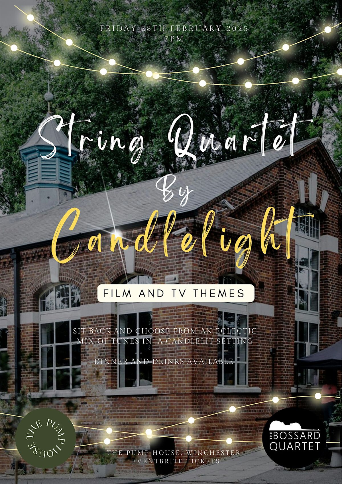 String Quartet by Candlelight in Winchester (Movie and TV Themes)