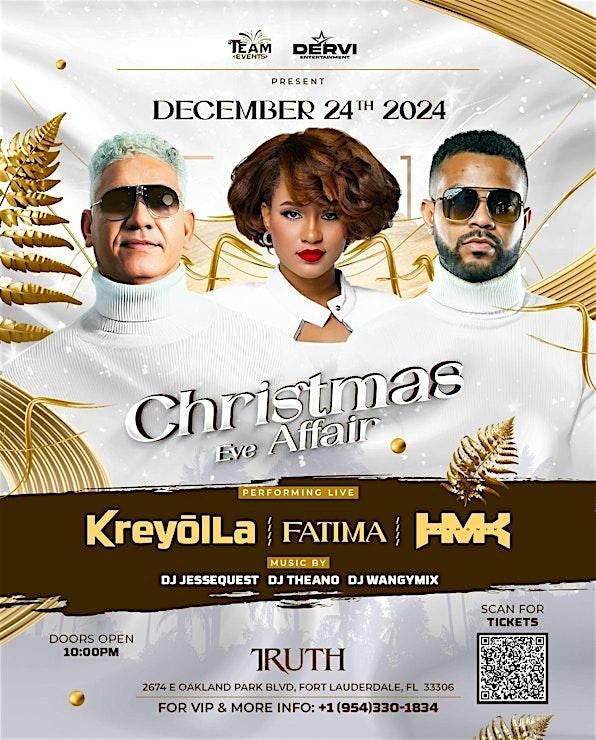 Kreyol-la   *   Dec 24   *   Christmas   eve   Affair  Performing    live