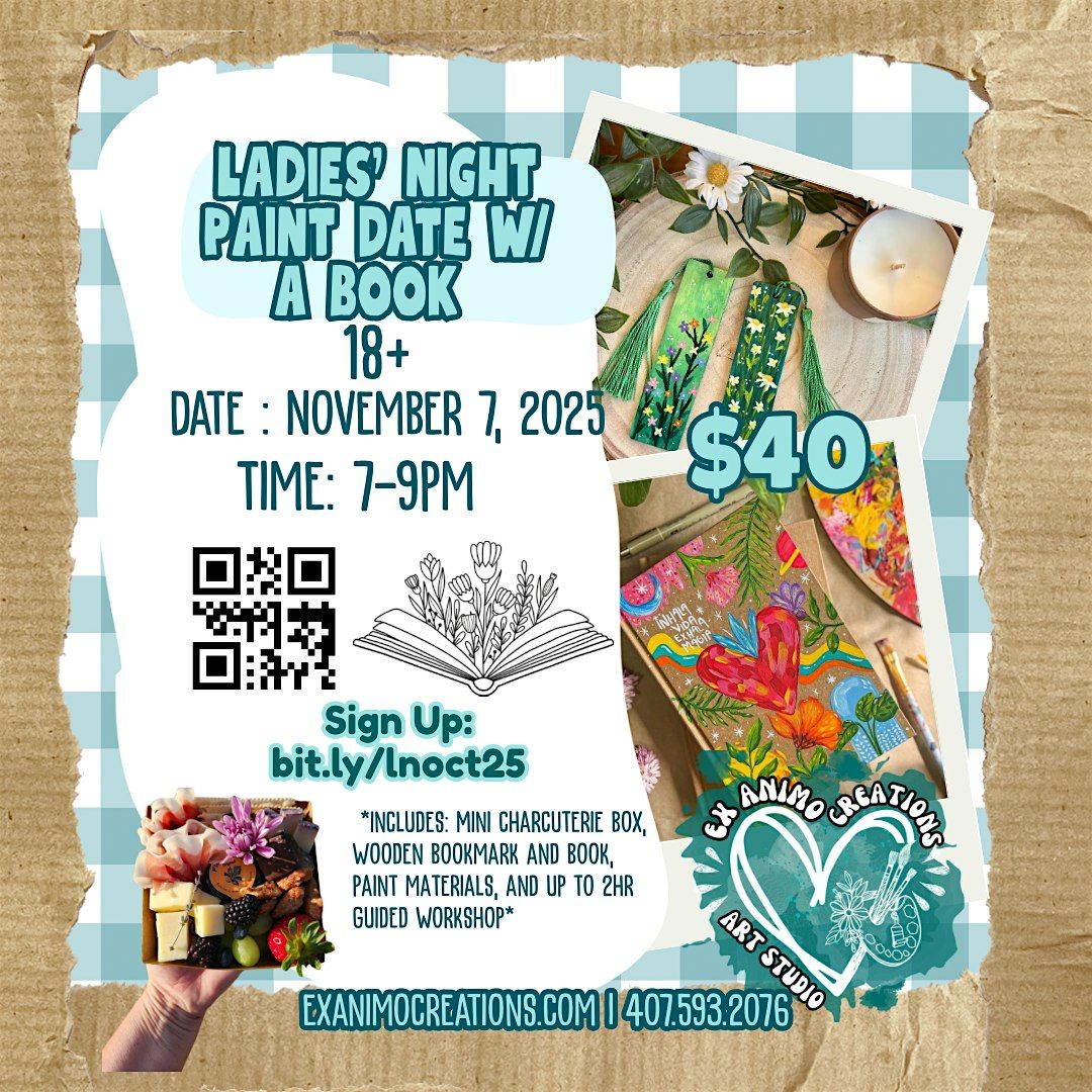 Ladies' Night Paint Date with a Book