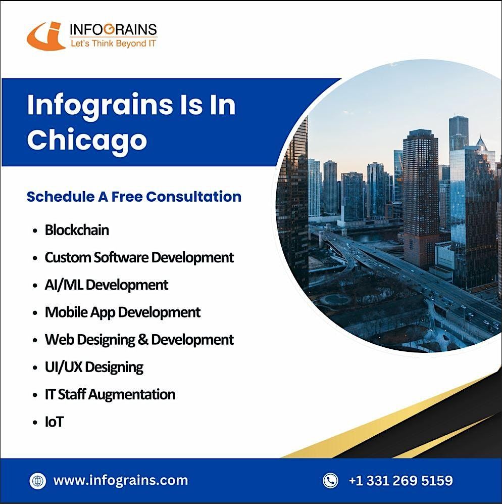 Meet Infograins in Chicago - Web & App Development Company in Chicago