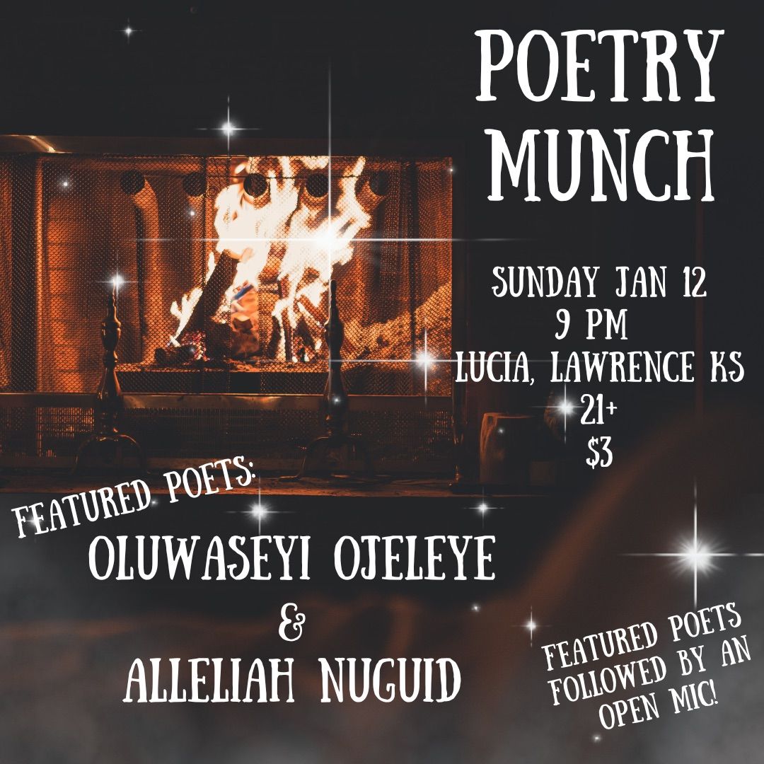 Poetry Munch with Oluwaseyi Ojeleye and Alleliah Nuguid