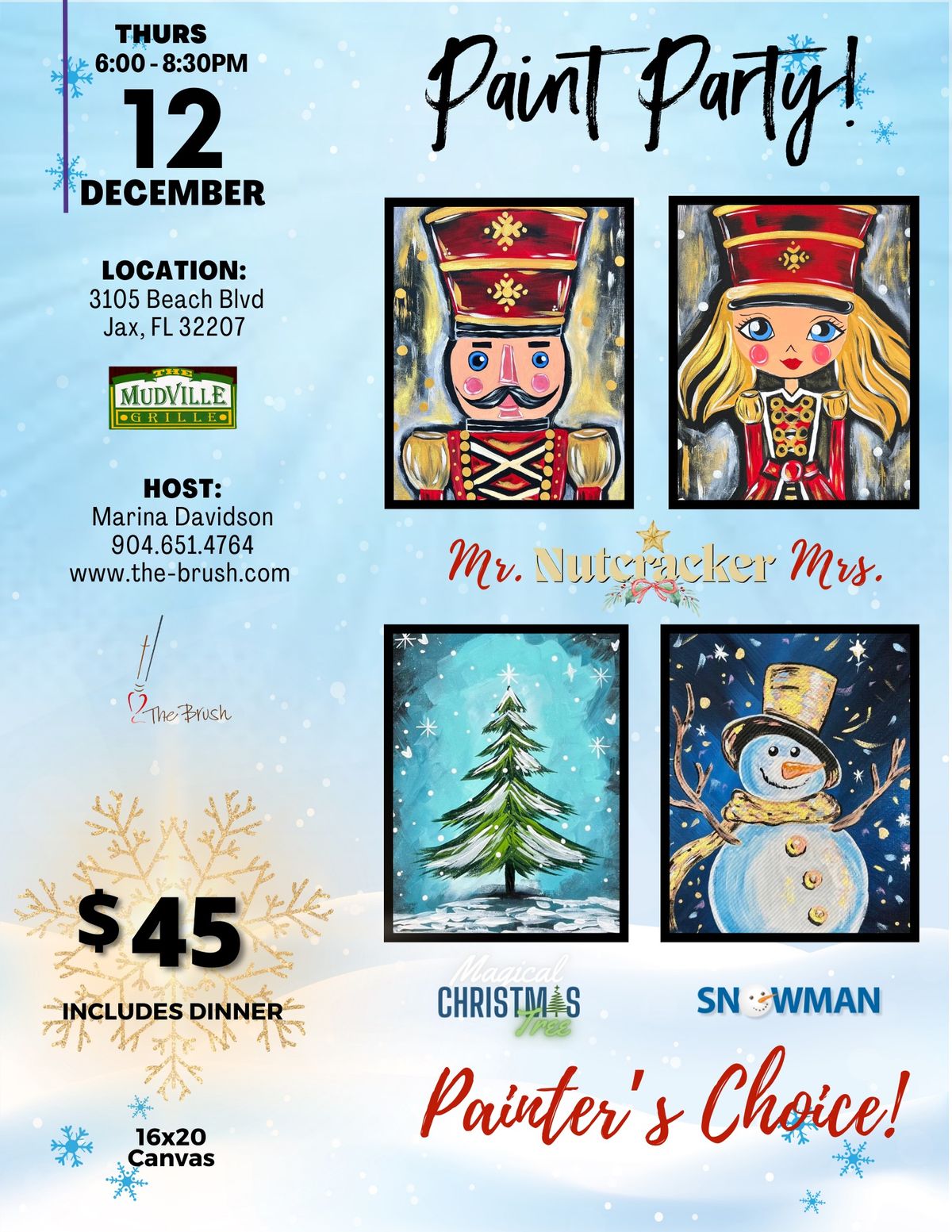 Magical Christmas Paint Night