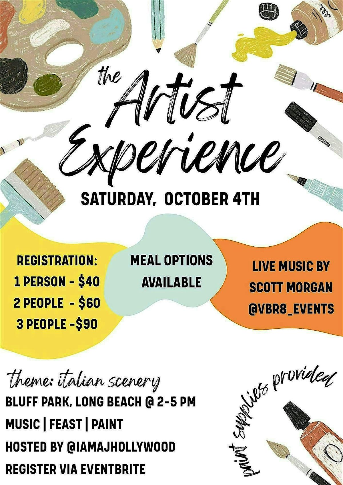 The Artist Experience : Paint in  the Park