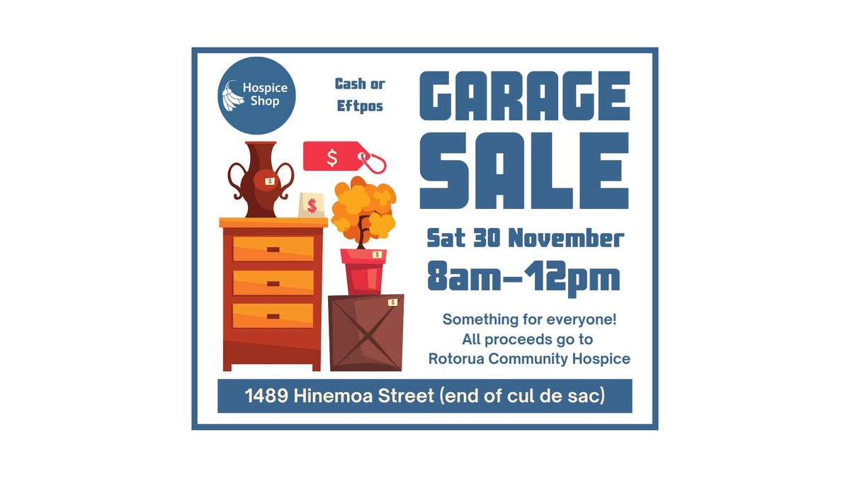 Hospice Shop Garage Sale