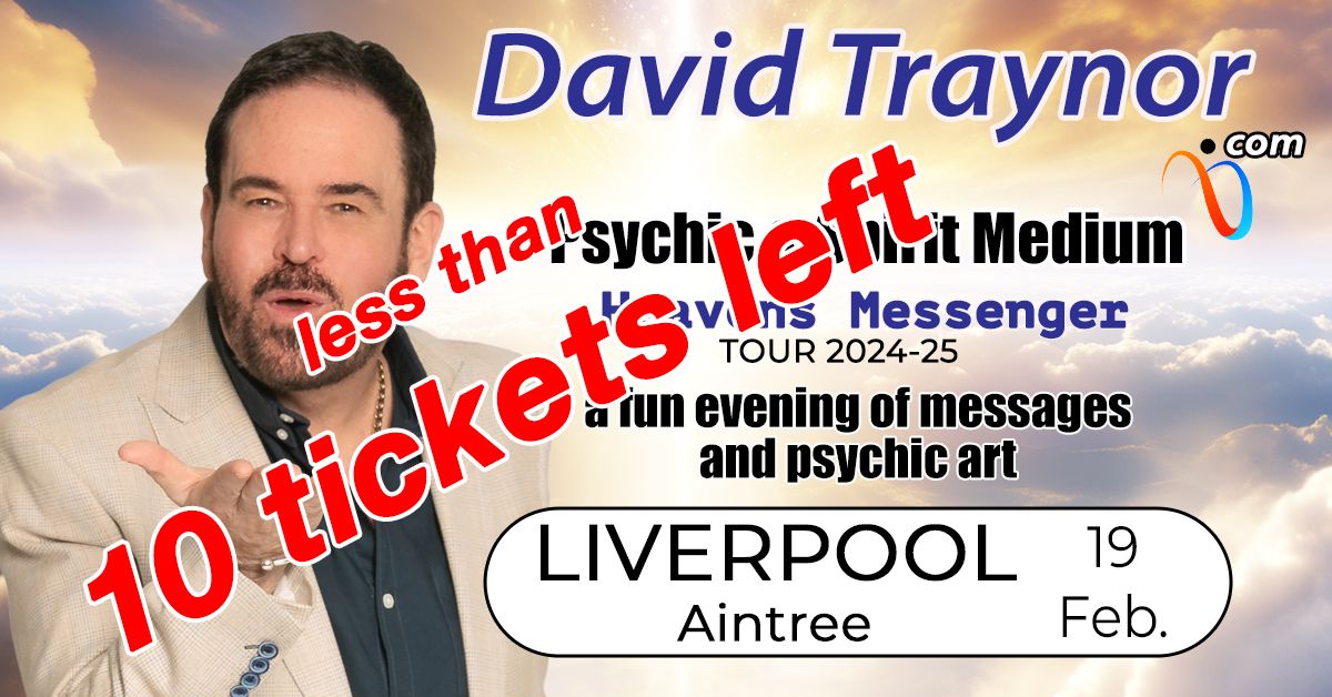 A fun evening of mediumship & psychic art in Aintree, Liverpool with David Traynor.