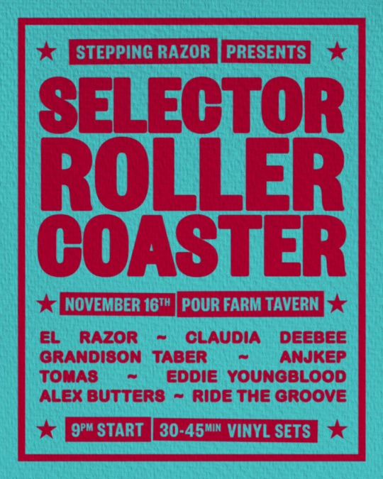 Stepping Razor presents Selector Roller Coaster