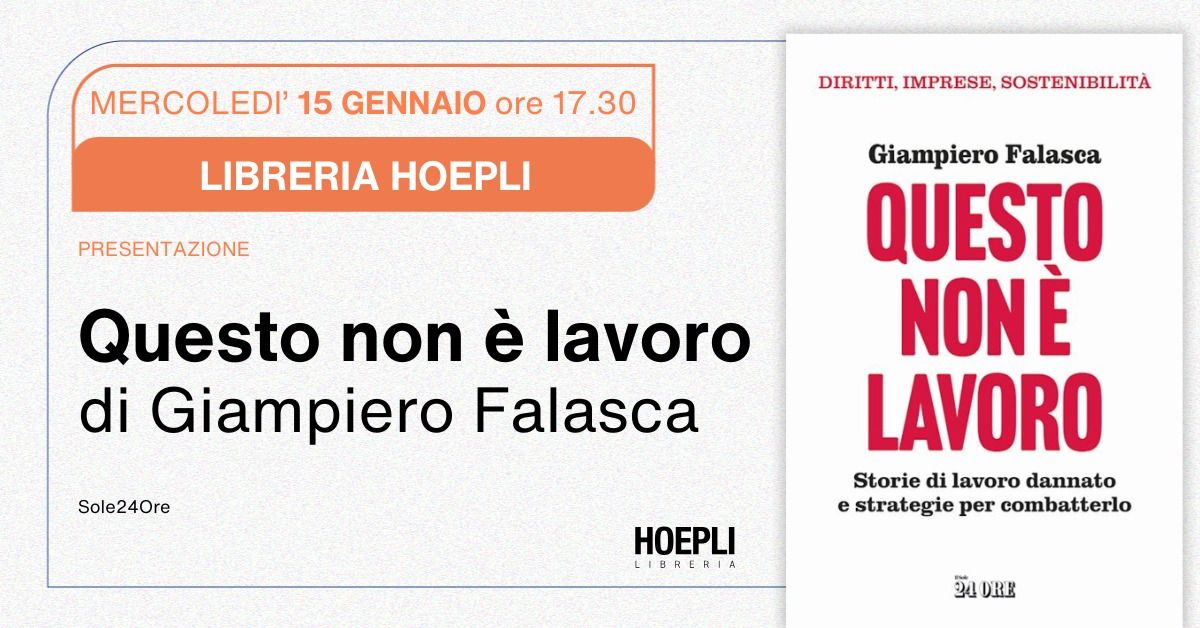 Questo non \u00e8 lavoro di Giampiero Falasca