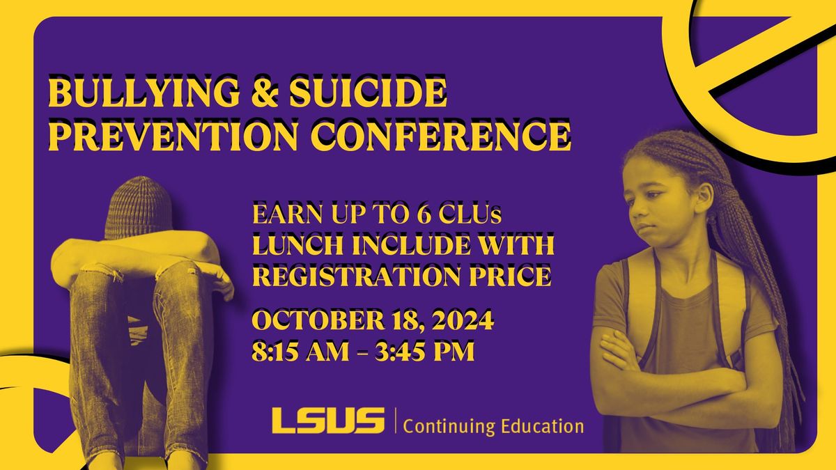 Bullying Prevention & Suicide Prevention Conference