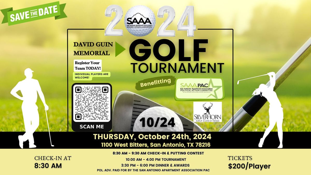 SAAA 2024 David Guin Memorial Golf Tournament 