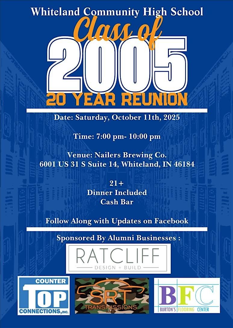 WCHS Class of 2025 20 Year Reunion