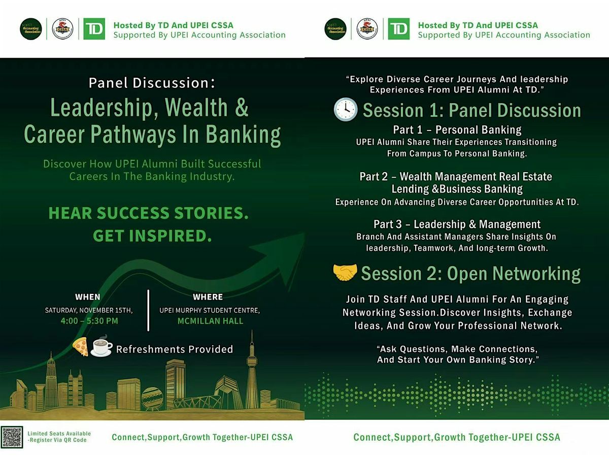 PANEL DISCUSSION:LEADERSHIP, WEALTH & CAREER PATHWAYS IN BANKING