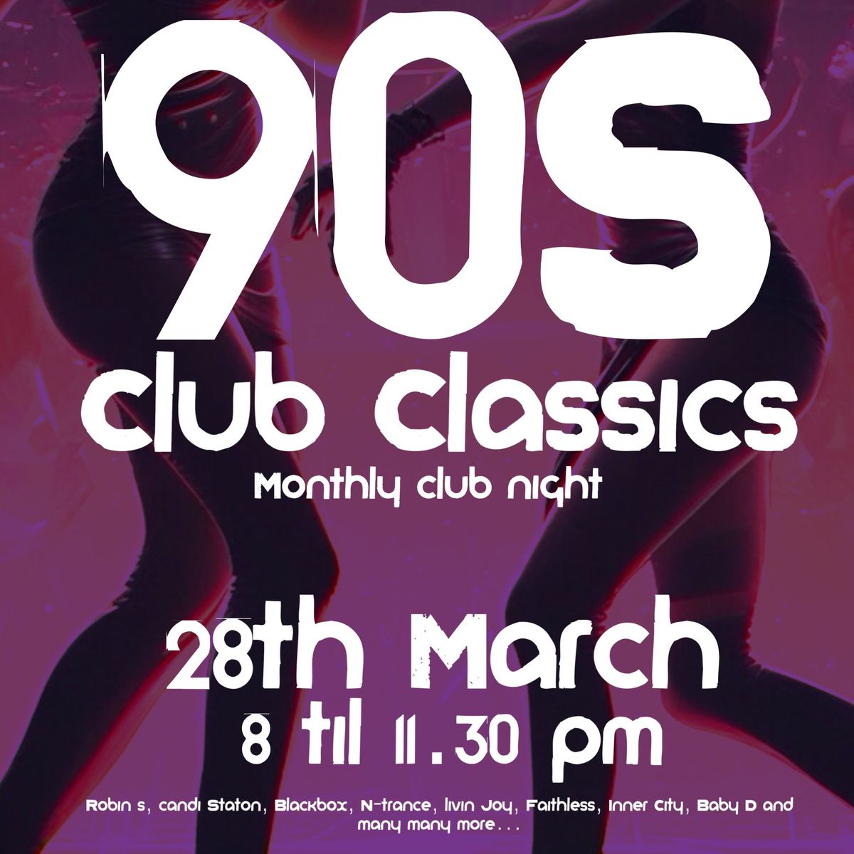 90s Club Classics - DJ night