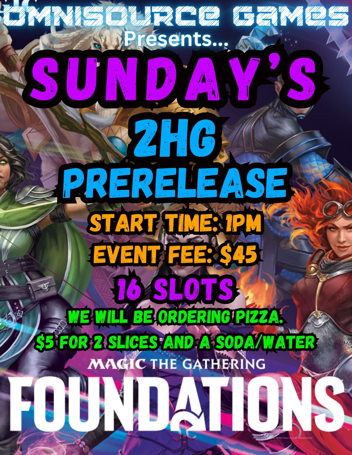 MTG Foundations Prerelease 2HG Win-A-Box!