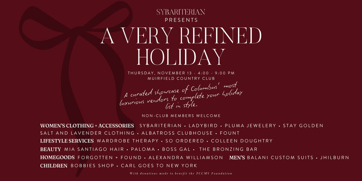 A Very Refined Holiday at Muirfield Country Club by Sybariterian