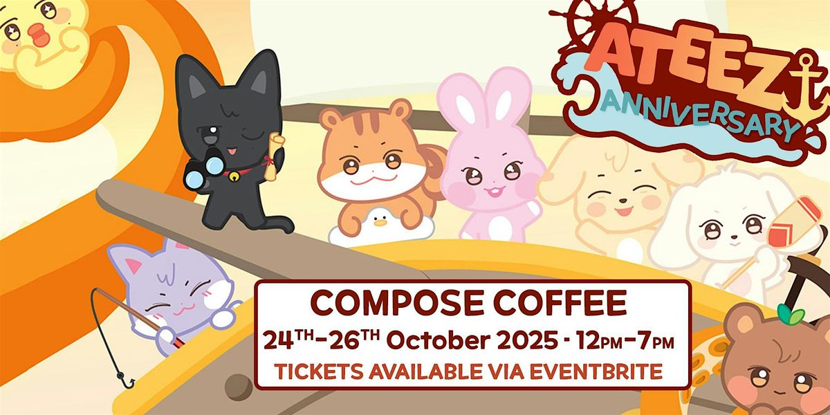 Cafe Compose - ATEEZ 7th Anniversary - London Cupsleeve Event