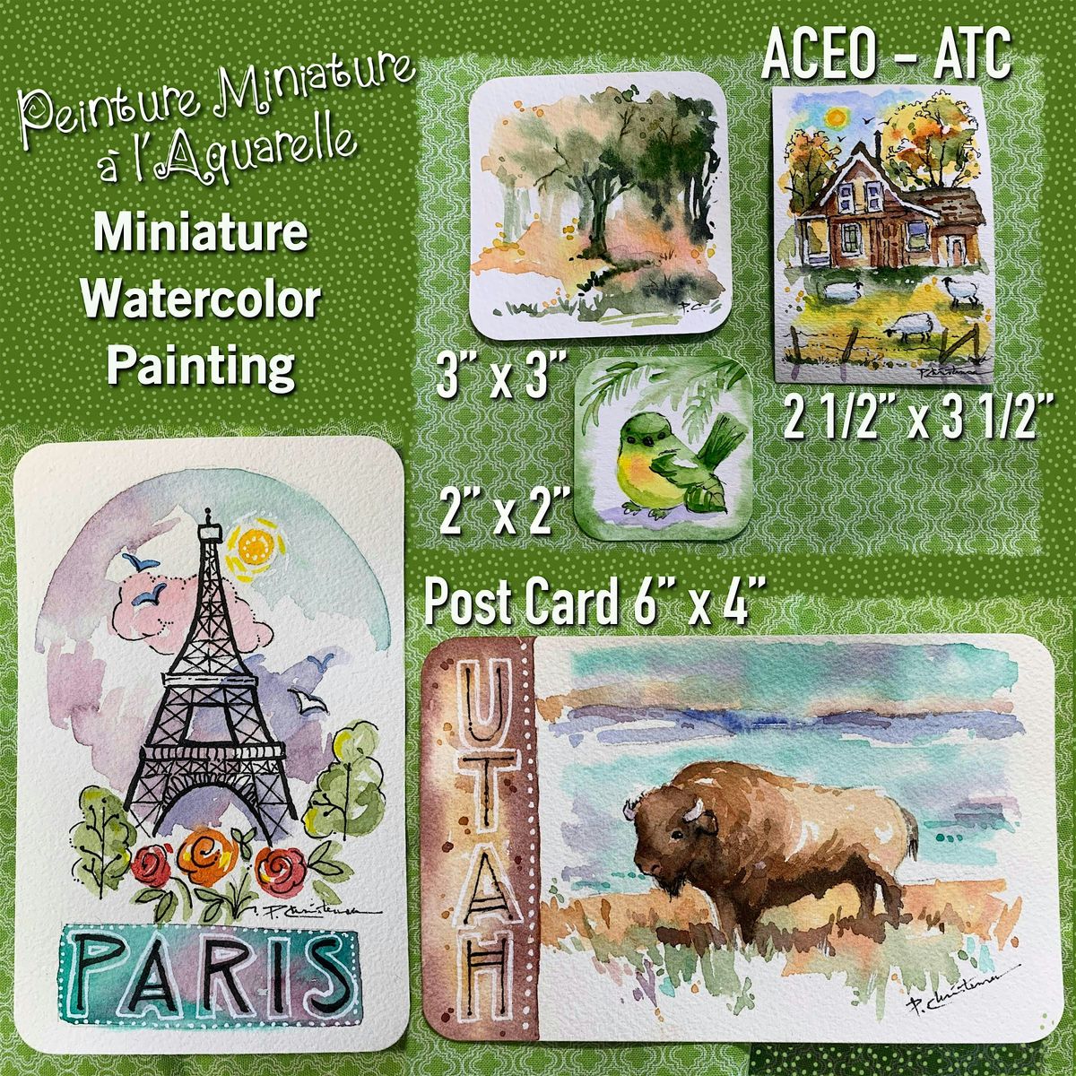 Miniature Watercolor Painting Workshop