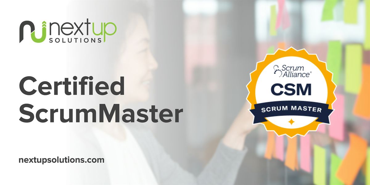 Certified ScrumMaster (CSM) Training in Arlington, VA