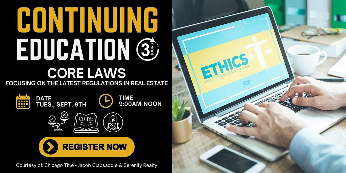 Continuing Education Credit Opportunity - Core Law