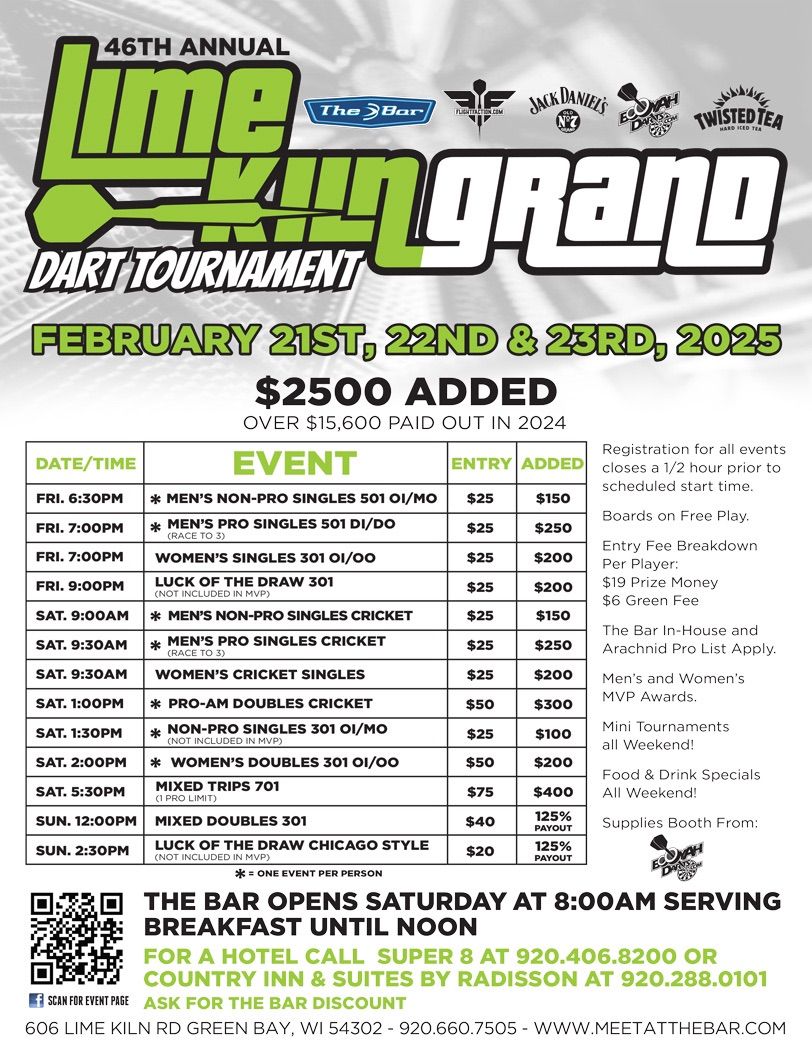  46th Lime Kiln Grand Dart Tournament 