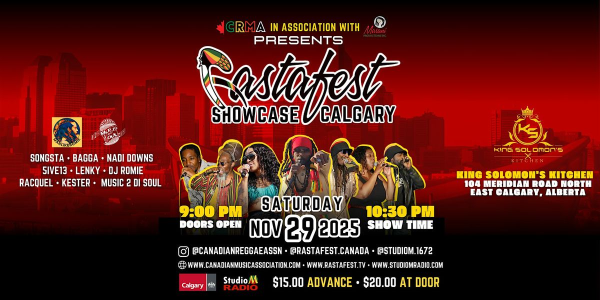 Rastafest Showcase Calgary