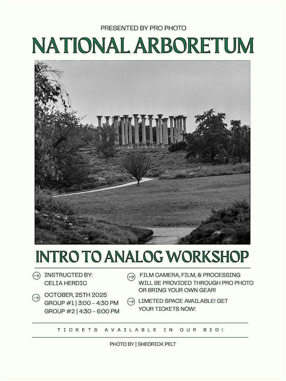 Intro to Film Photography Workshop!