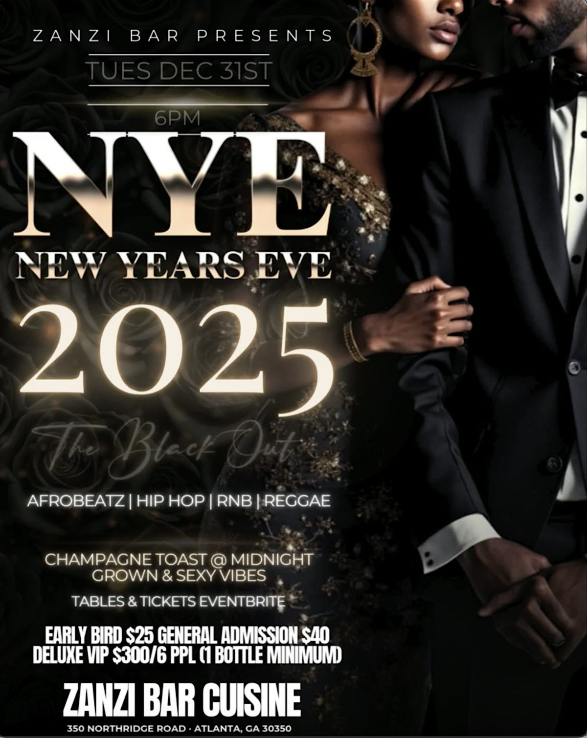 Zanzi Bar NYE Bash