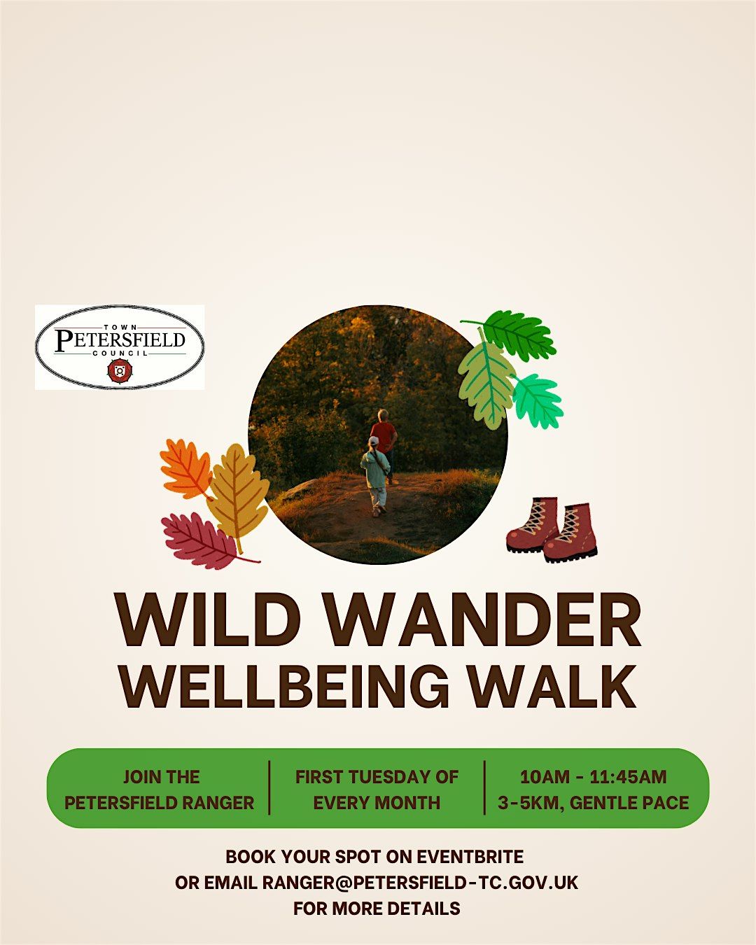 Wild Wander Wellbeing Walk with the Petersfield Ranger