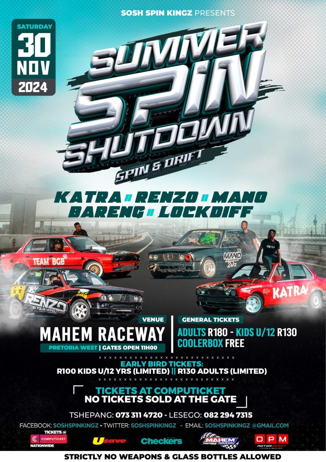 Summer Spin Shutdown 2024