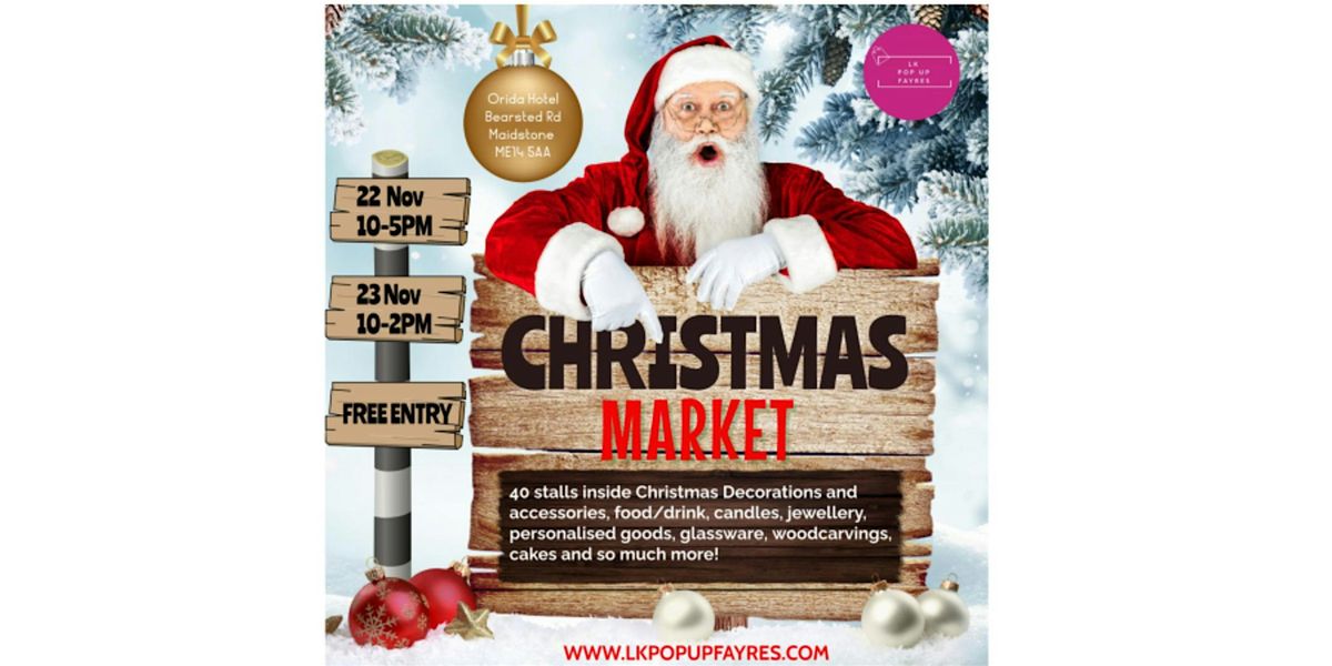 THE ORIDA HOTEL INDOOR CHRISTMAS MARKET - 22\/23 NOVEMBER 2025