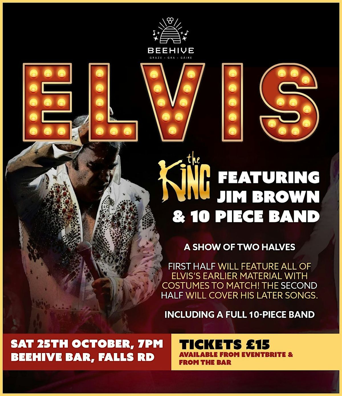 ELVIS - Featuring Jim Brown & 10 Piece Band