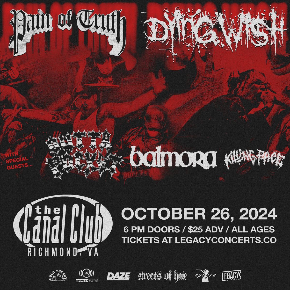 Dying Wish, Pain of Truth at Canal Club