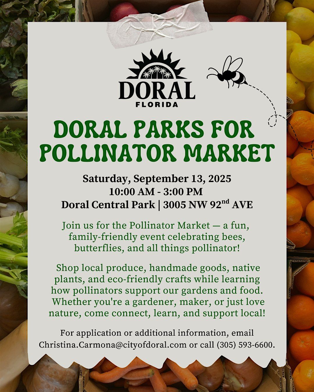 Doral Parks for Pollinator Market
