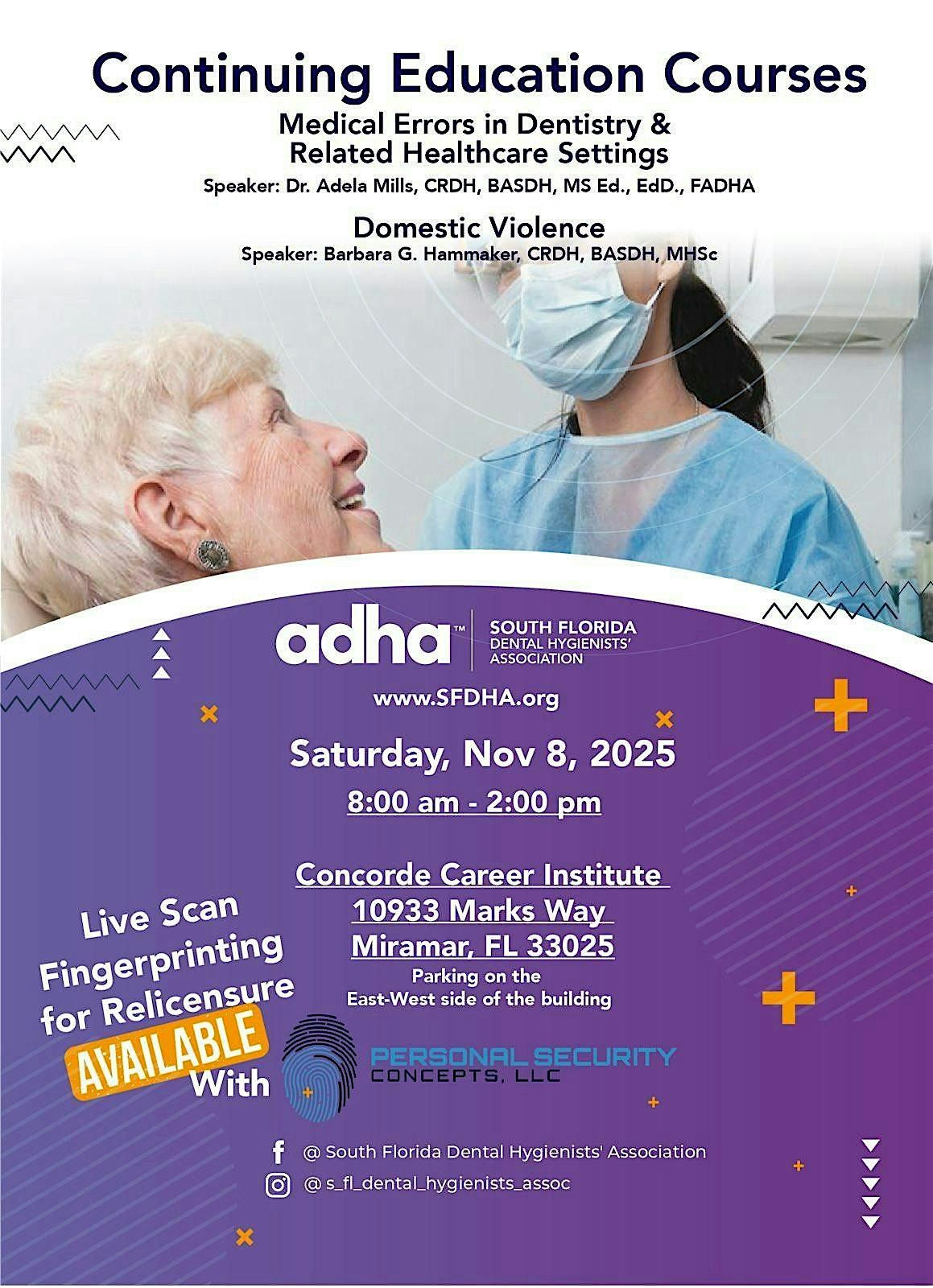 Medical Errors in Dentistry & Healthcare Settings & Domestic Violence