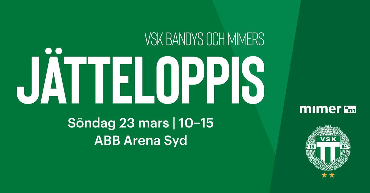 VSK Bandys och Mimers J\u00c4TTELOPPIS