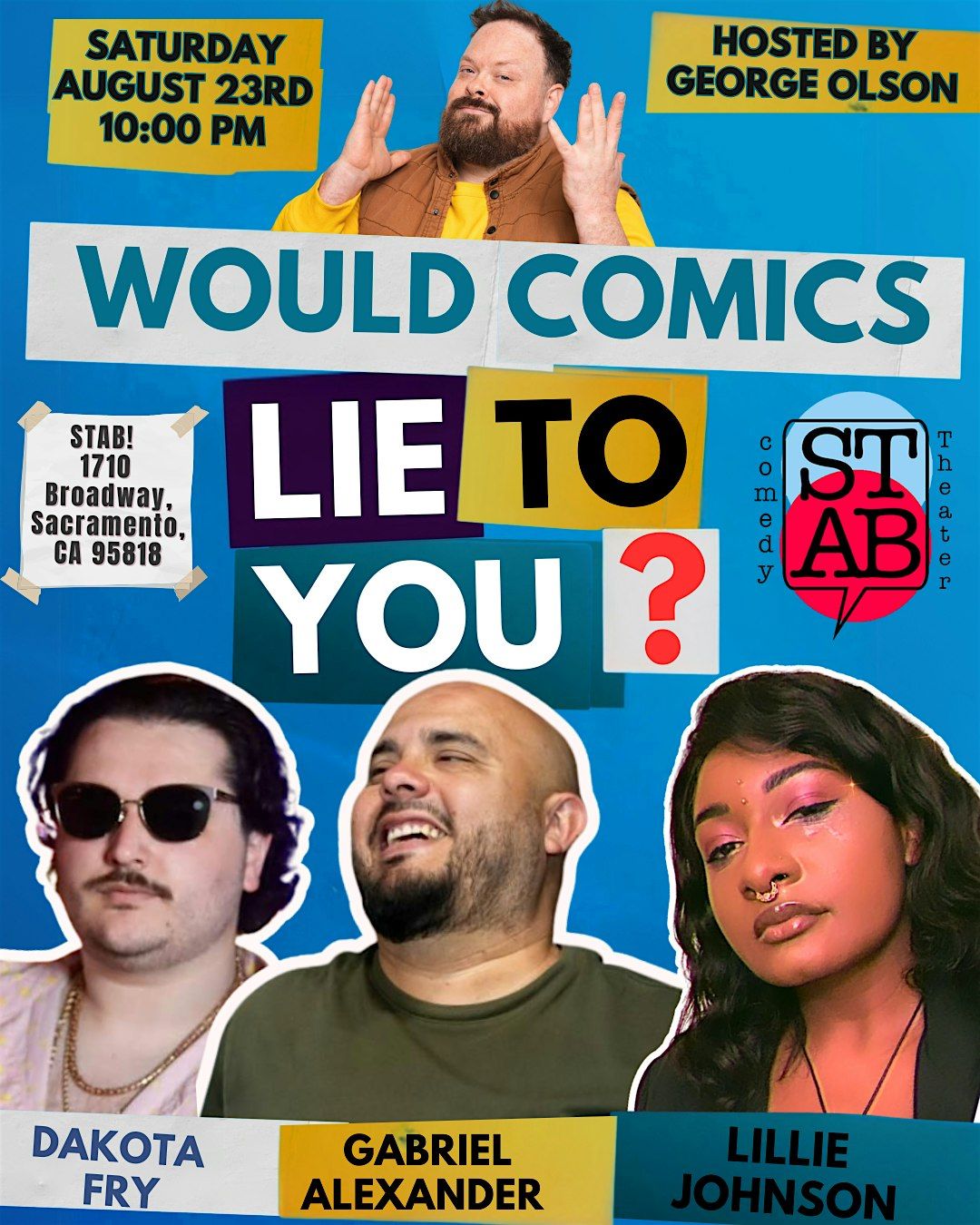 Would Comics Lie To You? - A Comedy Panel Show