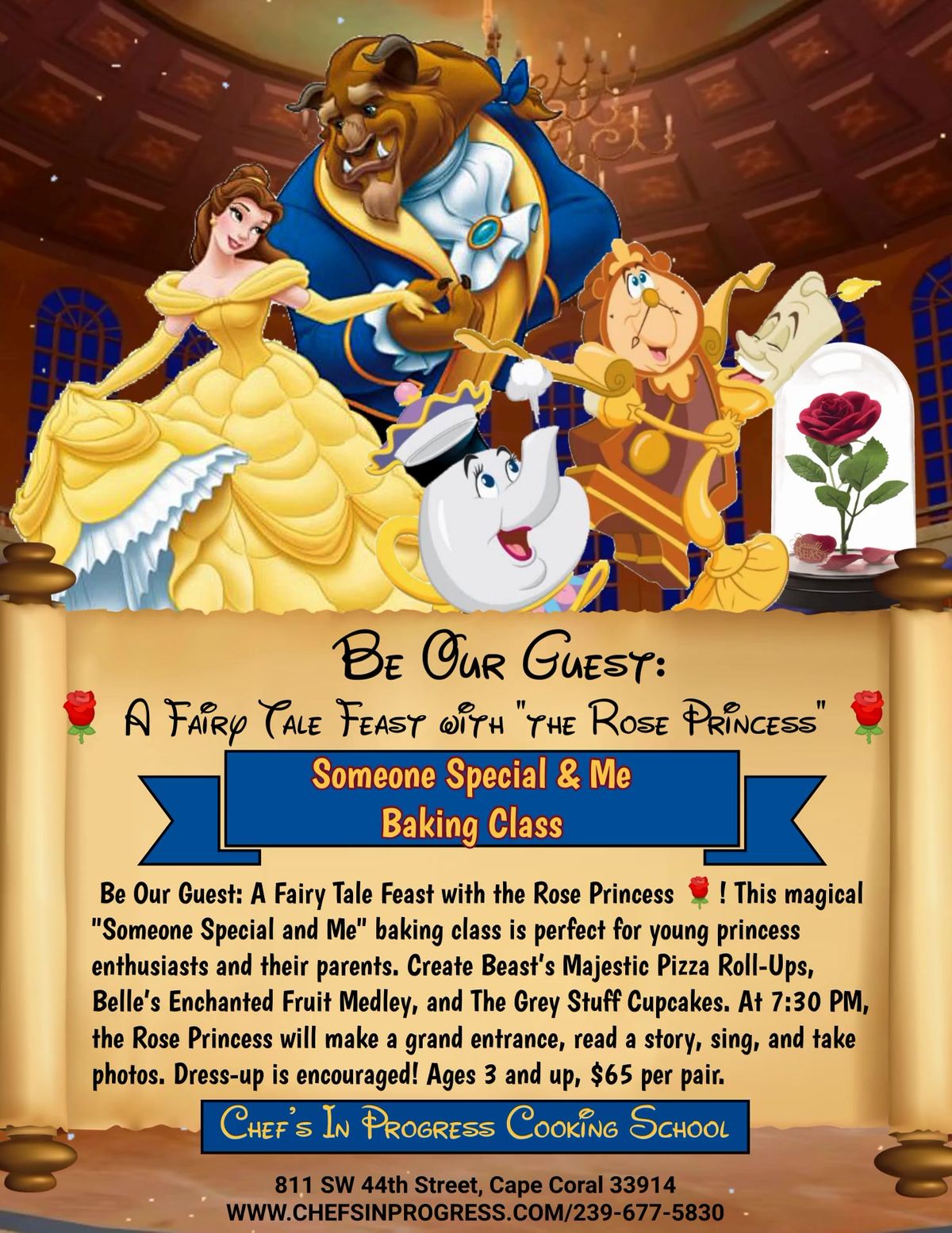 \ud83c\udf39 Be Our Guest: A Fairy Tale Feast with the Rose Princess \ud83c\udf39