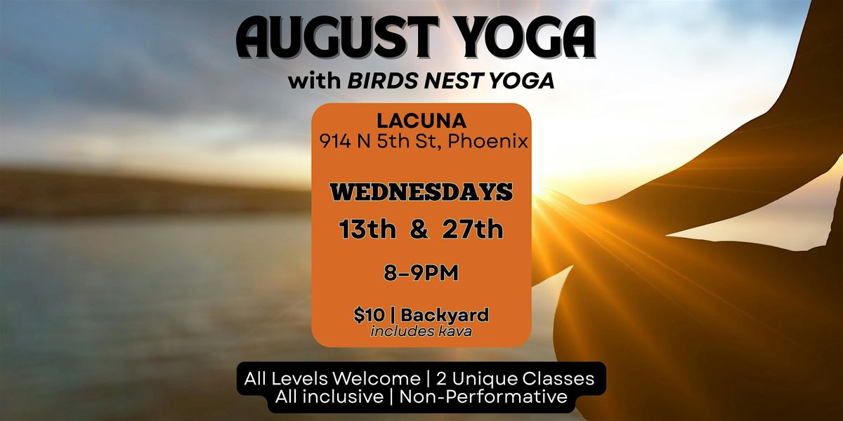 BACKYARD YOGA  with Bird's Nest Yoga