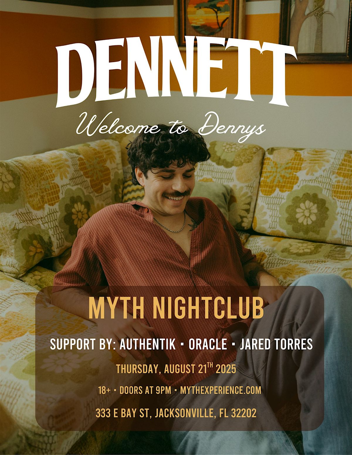 Electronic Thursdays Presents: DENNETT at Myth Nightclub | 8.21.25