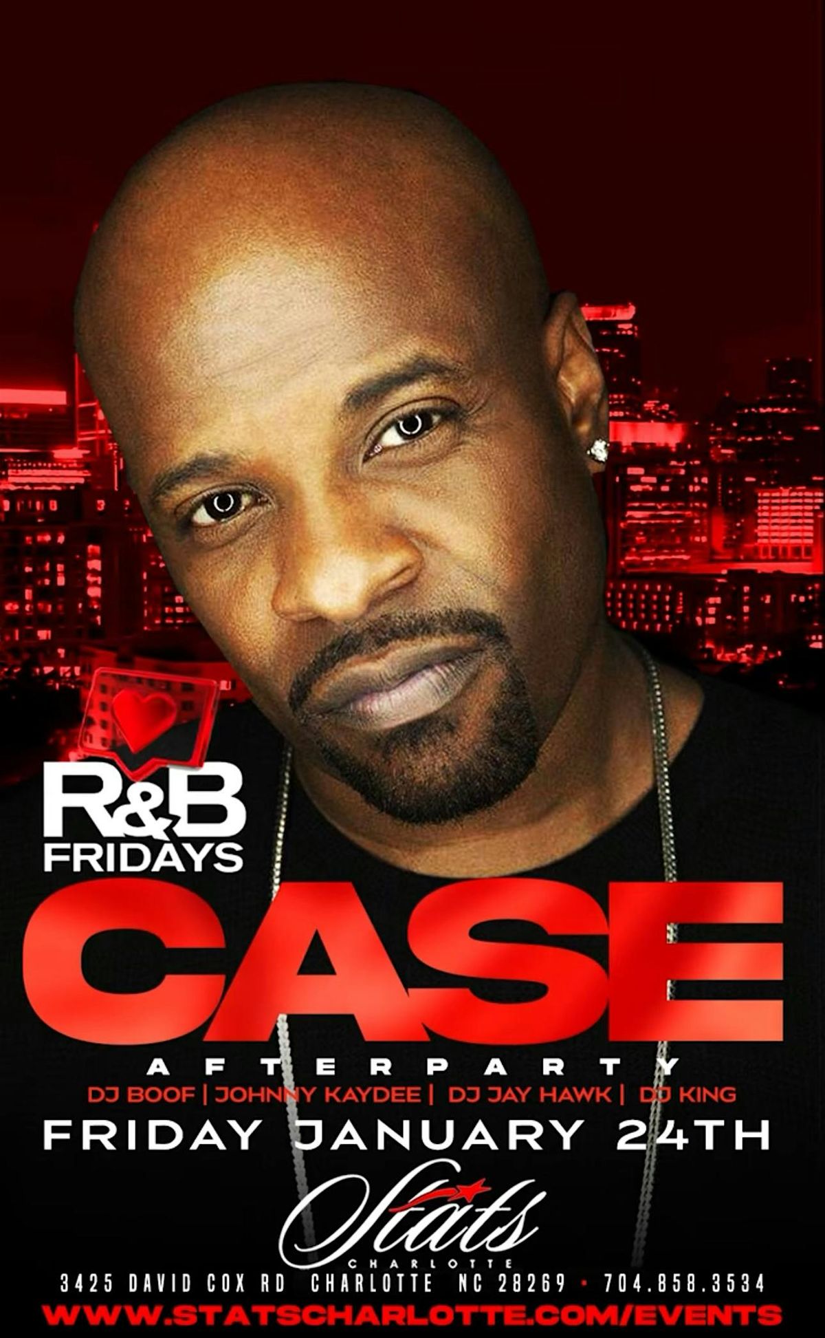 R&B Fridays | Case & DJ Boof | Jan 24 @ STATS Charlotte