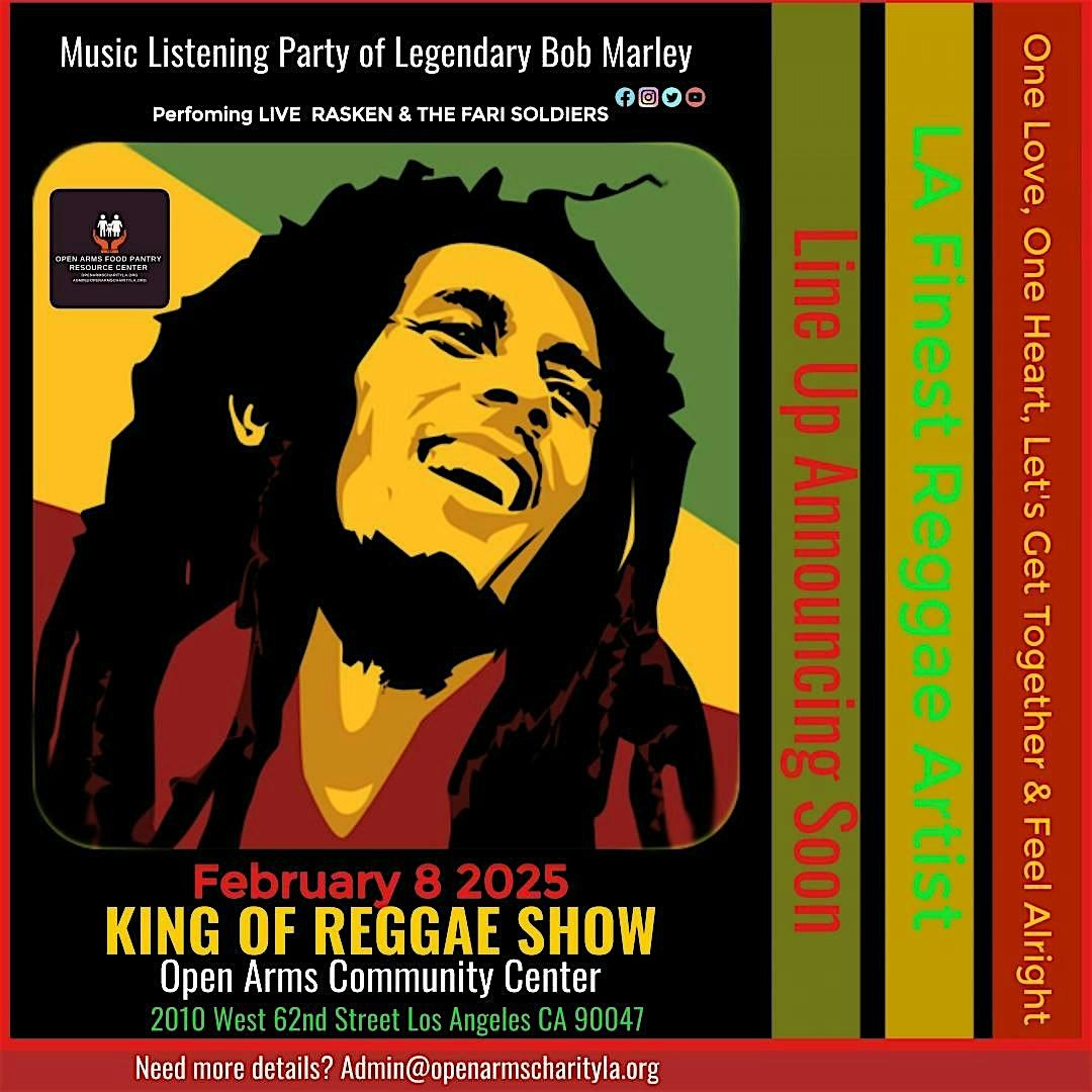 King of Reggae Show 2\/8  Brand Sampling & Sponsorships Available