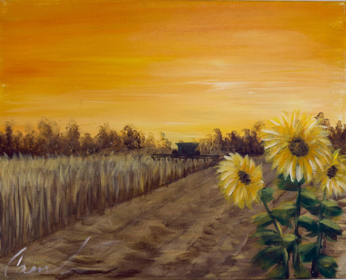 Toledo Paint & Sip Party \u2013 Fields of Gold
